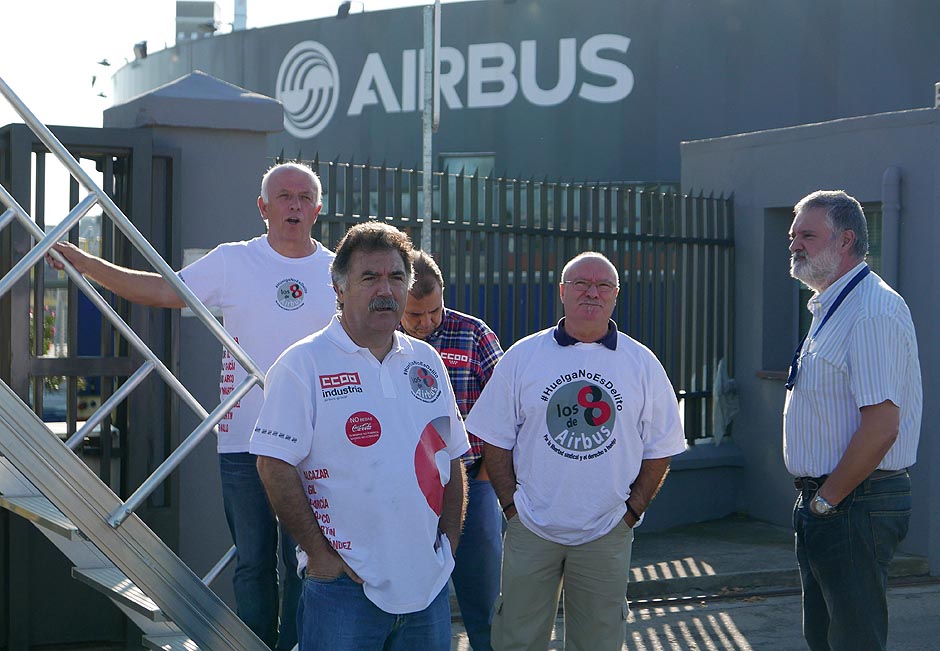 Concentración de apoyo a los 8 de Airbus