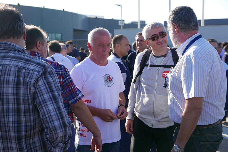 Concentración de apoyo a los 8 de Airbus