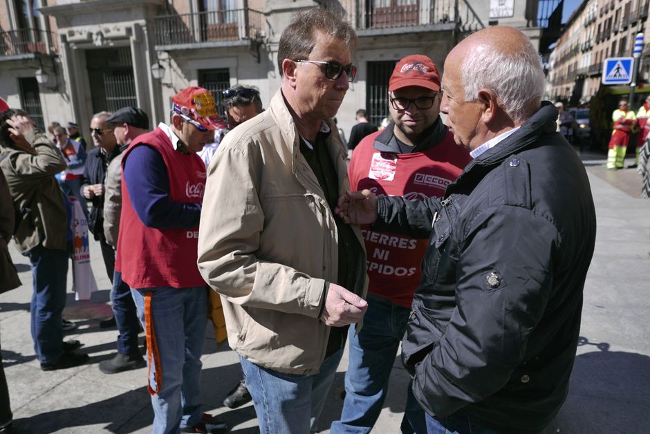 Manifestación de ex trabajadores de Telemadrid 9/4/2016