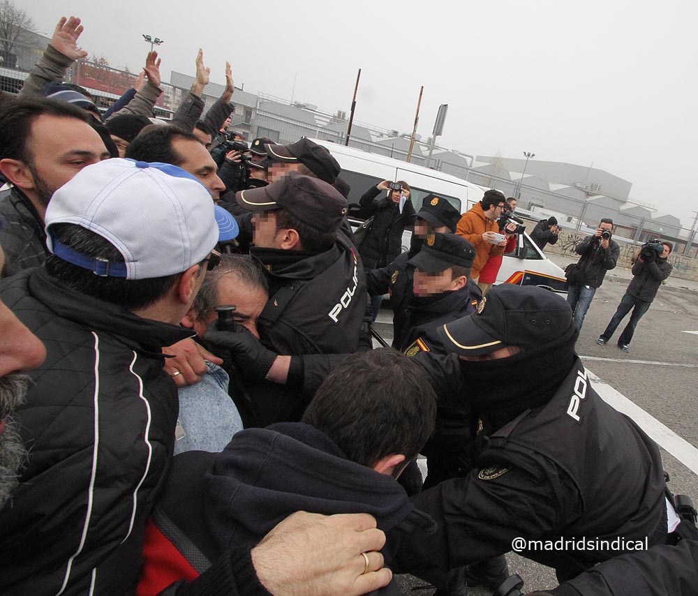 La plantilla de CocaCola en Fuenlabrada contra el desmantelamiento de la fábrica