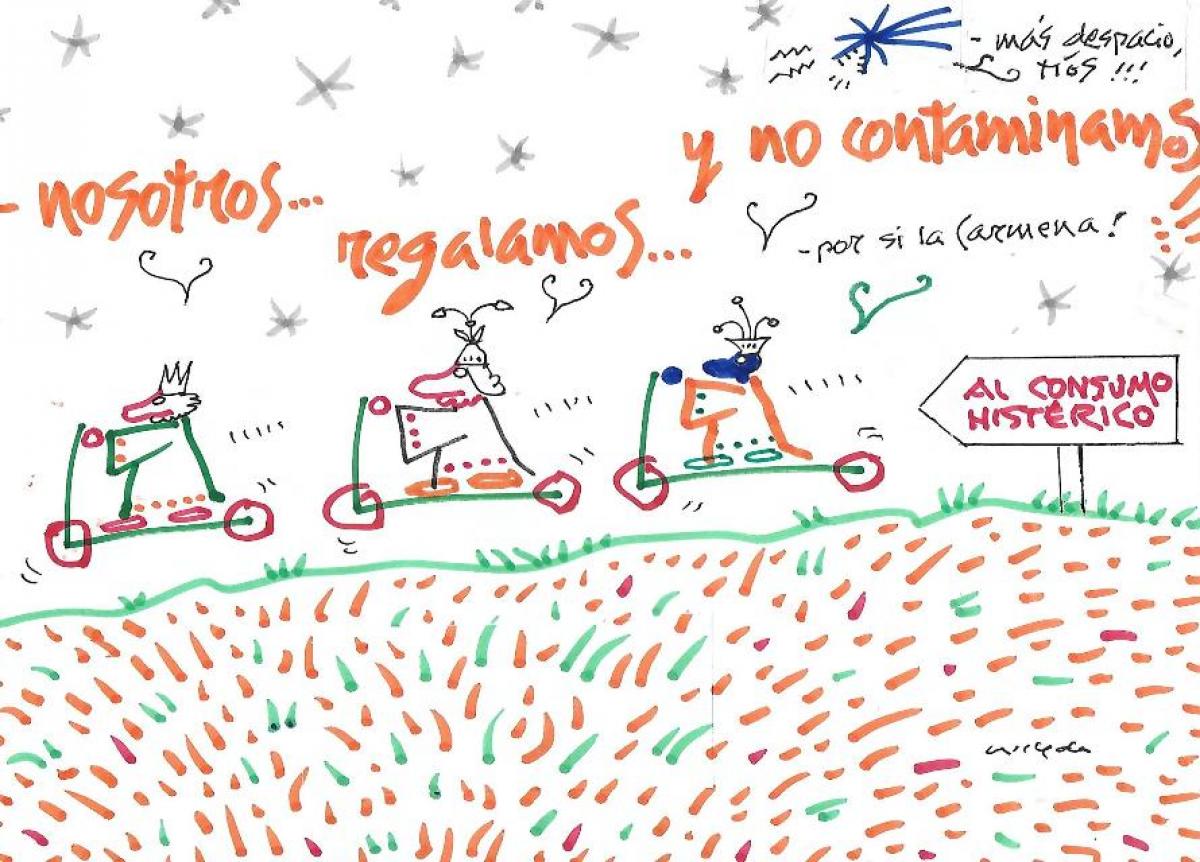 Viñeta de Molleda del 3 de enero de 2019