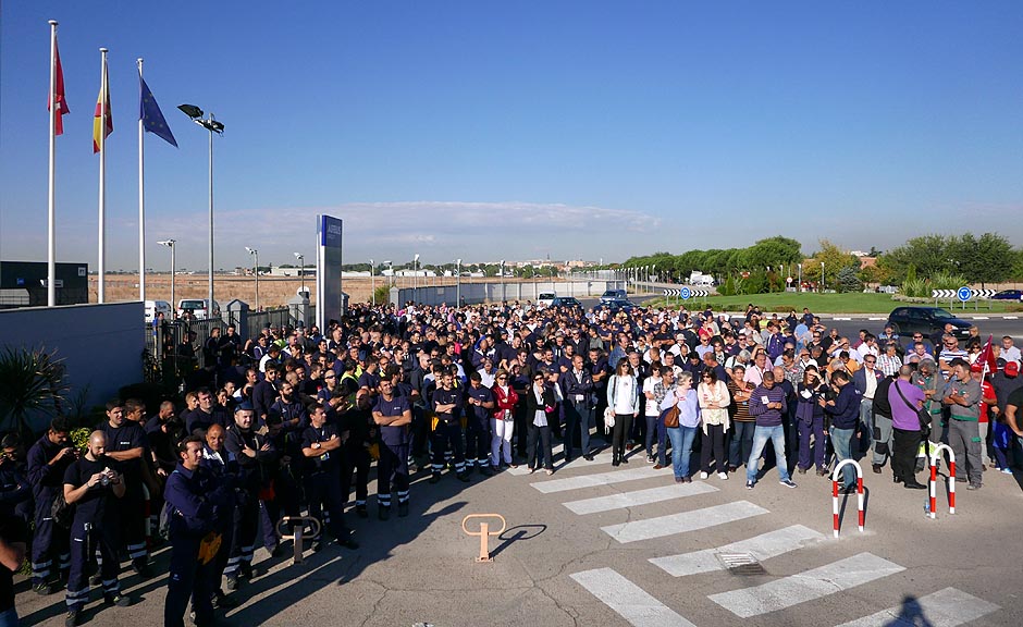 Concentración de apoyo a los 8 de Airbus