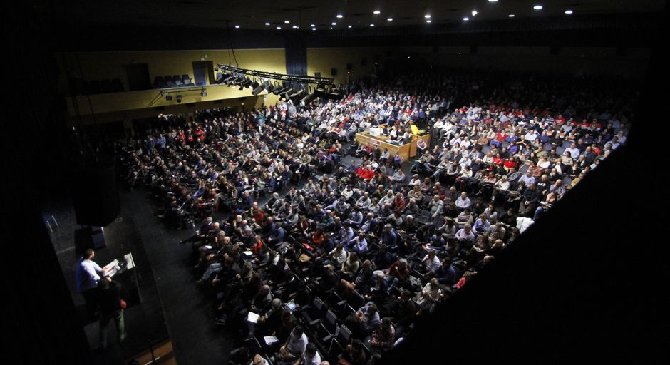 Acto Público para defender el Derecho de Huelga