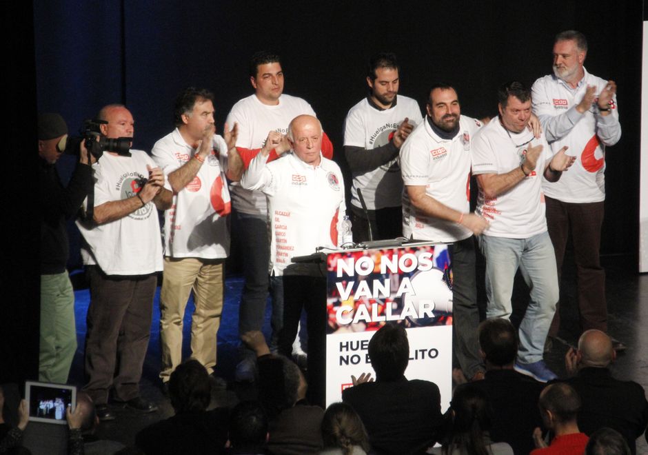 Acto Público para defender el Derecho de Huelga