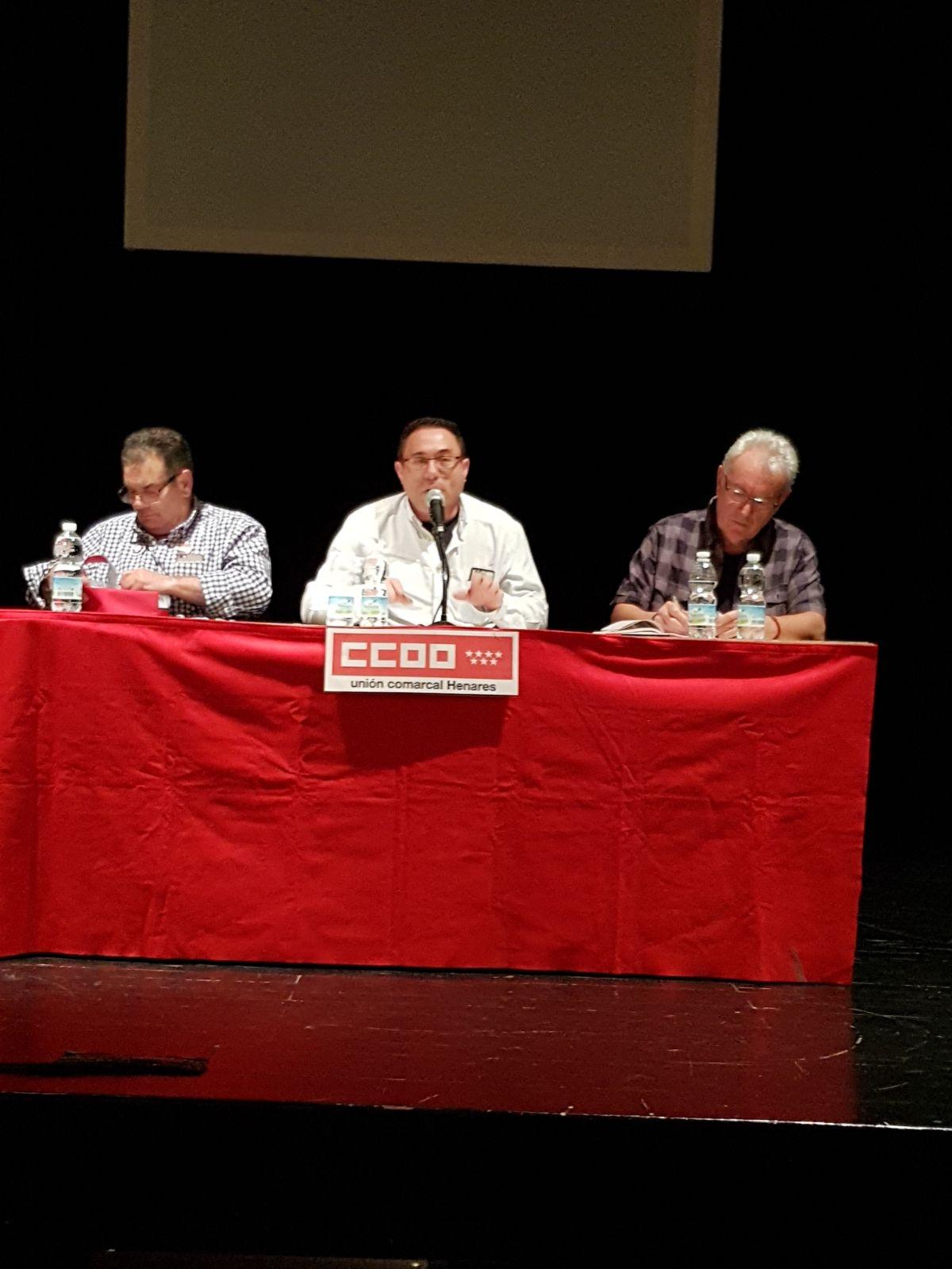 Manuel Ariza, Vicente García y Cayo Lara