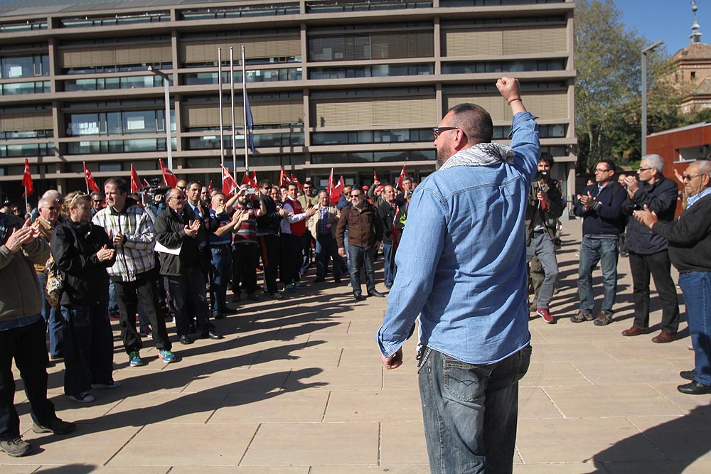 Concentración por la absolución de Juanjo, sindicalista imputado por defender derechos #HuelgaNoEsDelito