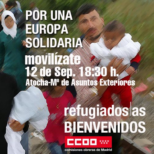 Manifestación por una Europa solidaria