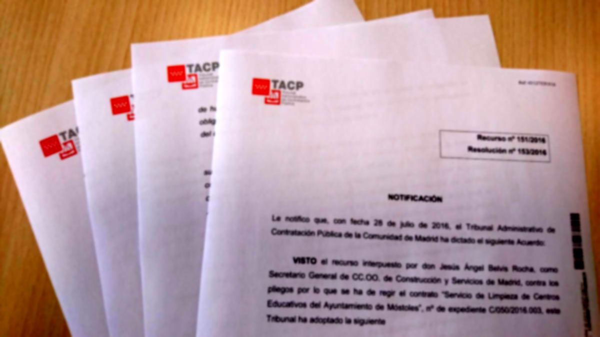 Resolución Tribunal Contratación