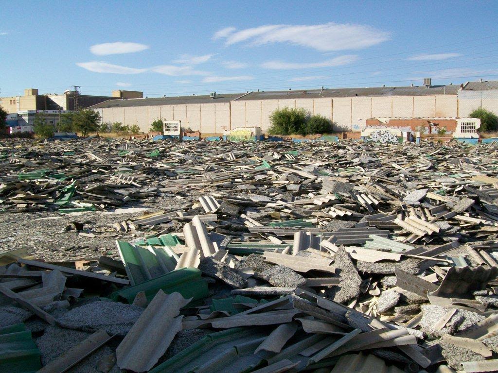 CCOO denuncia el gran foco de amianto que existe en Getafe