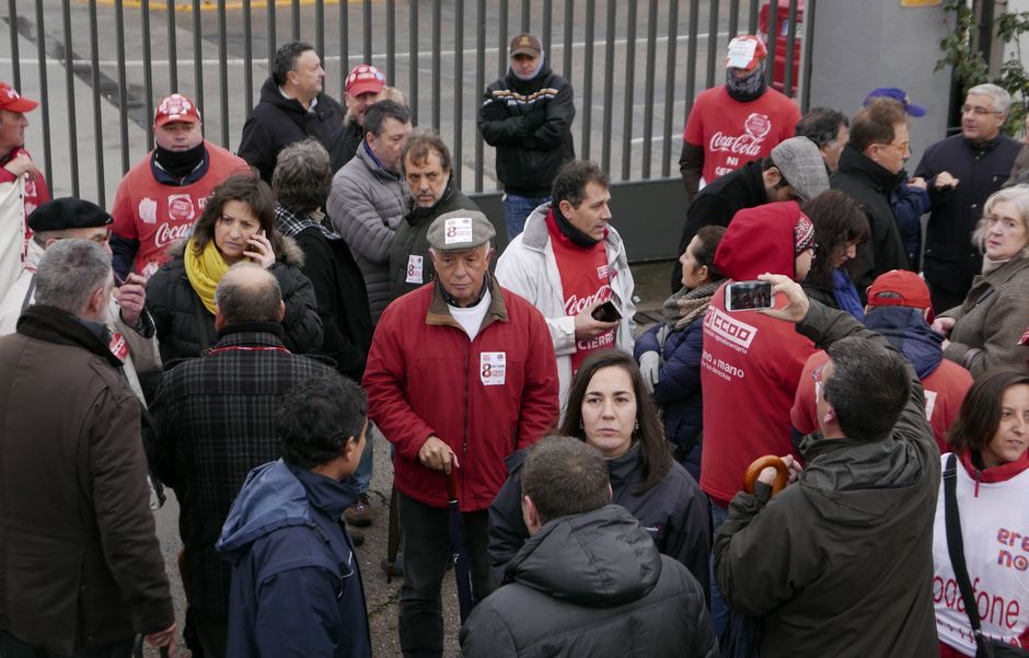 Concentración en apoyo a Los 8 de Airbus, 11 enero 2016