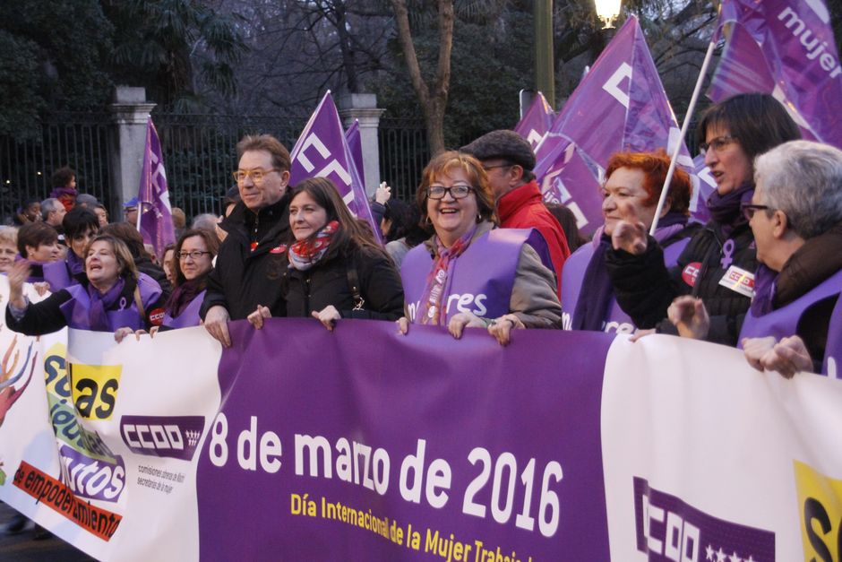 Manifestación Día Internacional de la Mujer Trabajadora, 8-3-2016