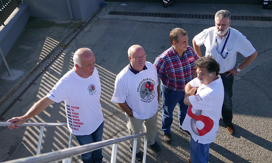 Concentración de apoyo a los 8 de Airbus