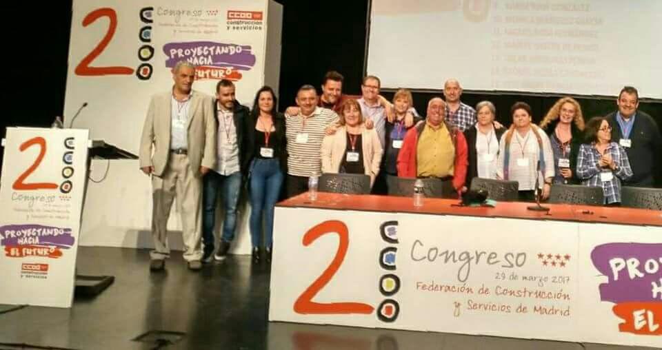 Nueva Ejecutiva de Construcción y Servicios de CCOO de Madrid