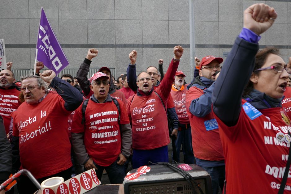 Concentración de apoyo a Juan Carlos Asenjo en los Juzgados de Fuenlabrada