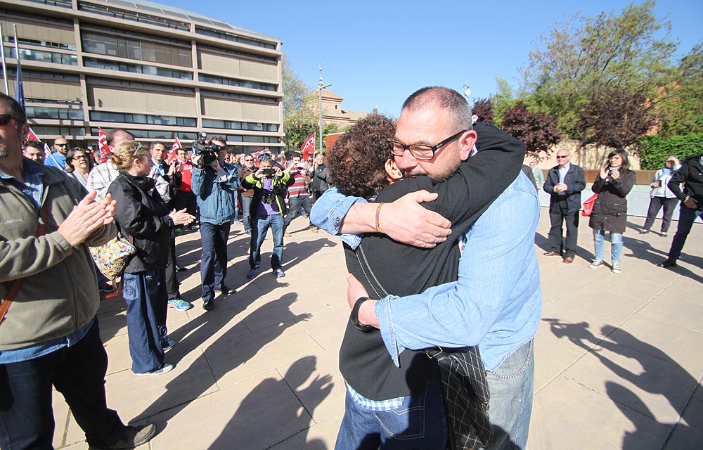 Concentración por la absolución de Juanjo, sindicalista imputado por defender derechos #HuelgaNoEsDelito