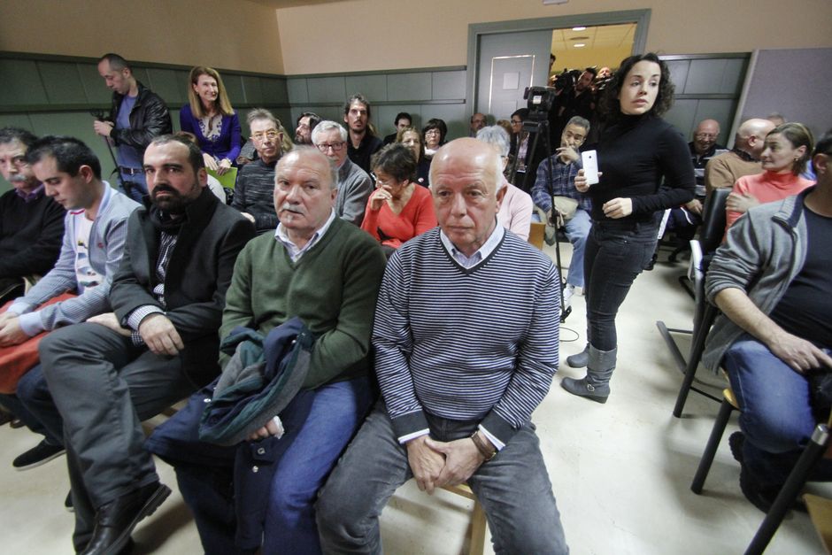 Juicio a los 8 de Airbus, primer día, manifestacion en Getafe y entrada al juicio