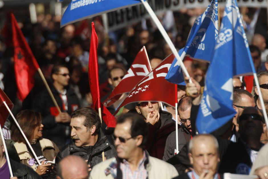 Manifestación de la plantilla de la EMT por un transporte público y de calidad 26/11/2015