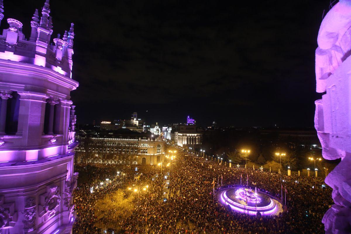 Manifestacion 8M, Día Internacional de la Mujer Trabajadora, Madrid 2019