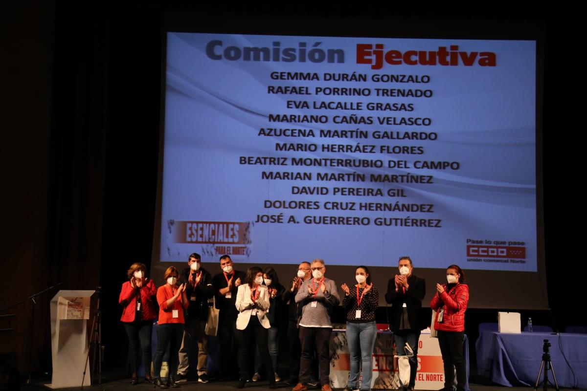 Ejecutiva de la Unión Comarcal Norte de CCOO