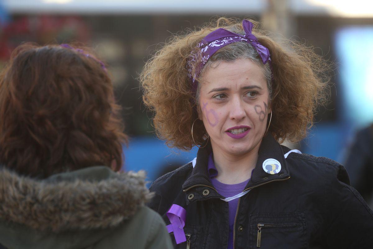 8M Día Internacional de la Mujer Trabajadora, concentración en Cibeles