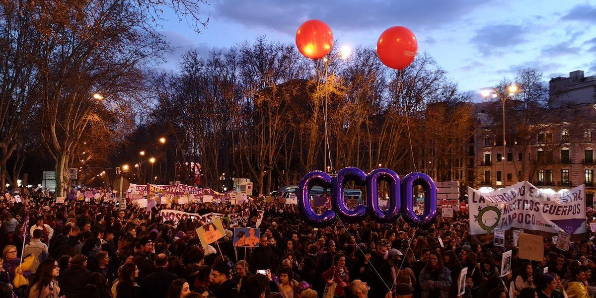 Manifestacion 8M, Día Internacional de la Mujer Trabajadora, Madrid 2019