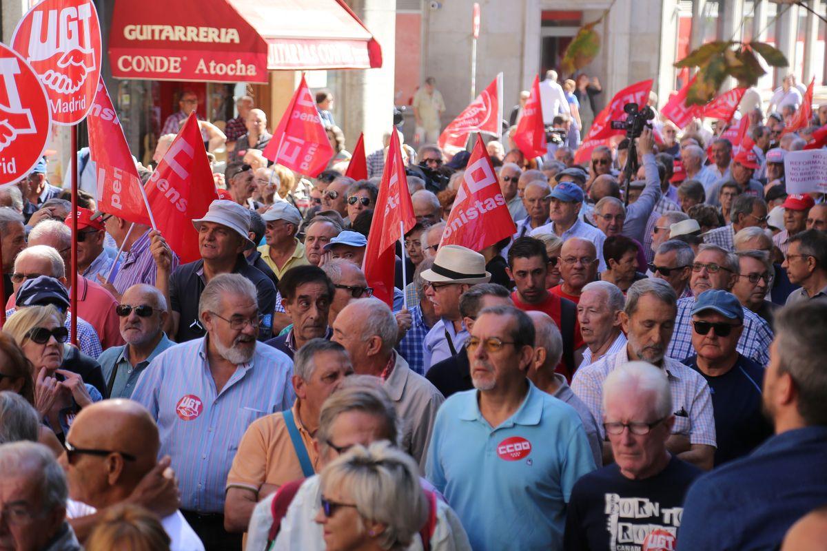 Manifestación por las pensiones presentes y futuras, 1-10-2018