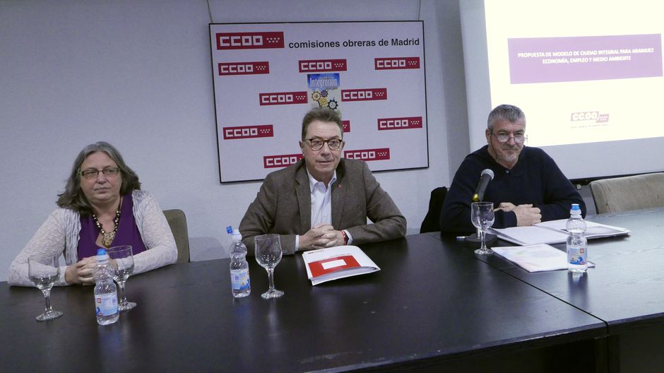 Presentación del estudio 'Propuesta de modelo de ciudad integral para Aranjuez: economía, empleo y medio ambiente'