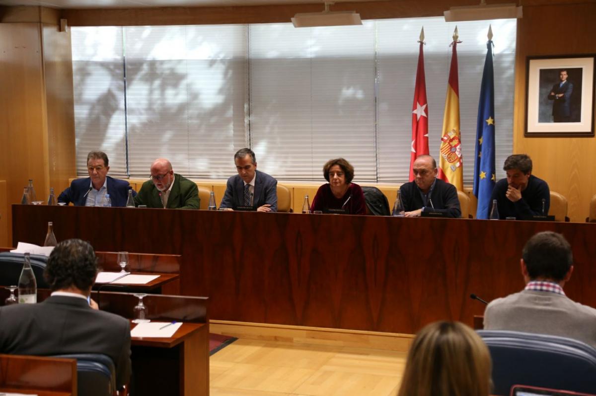 Jaime Cedrún comparece en la Asamblea de Madrid