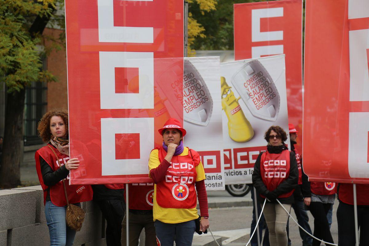 Movilización de la plantilla de Correos en Madrid 14-11-2018