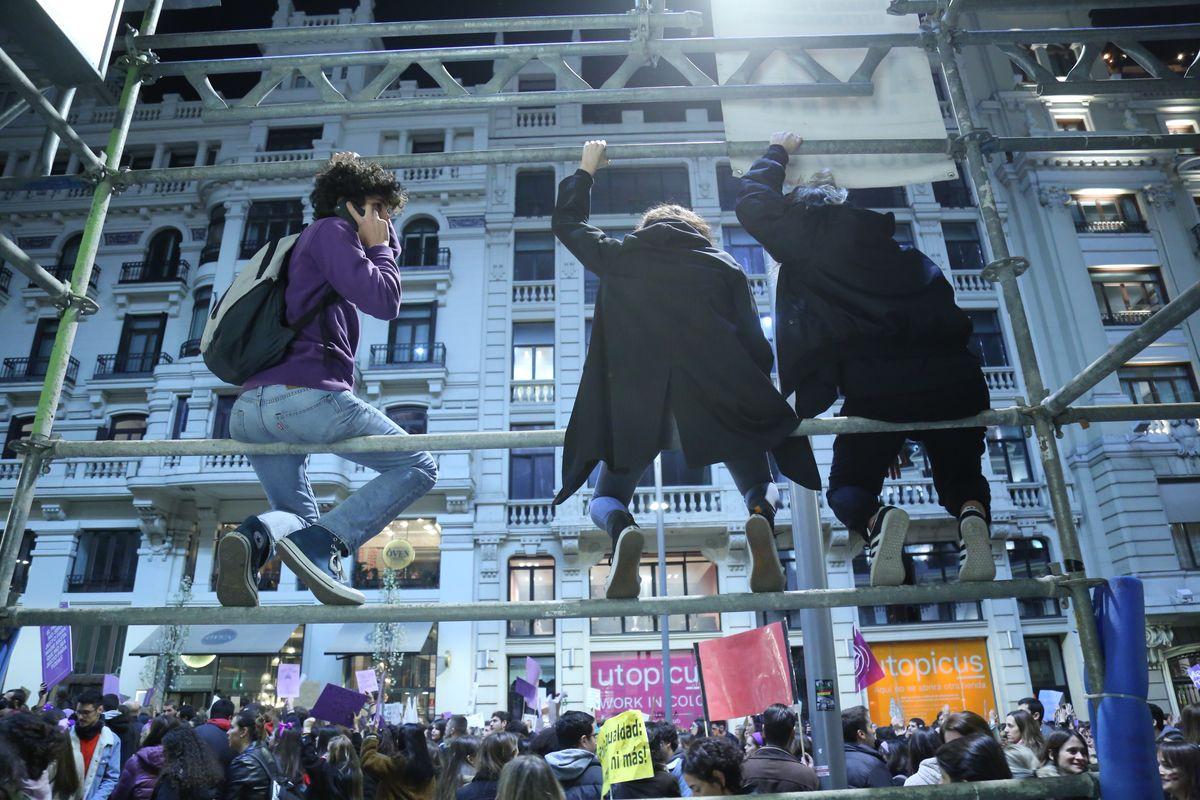 Manifestacion 8M, Día Internacional de la Mujer Trabajadora, Madrid 2019