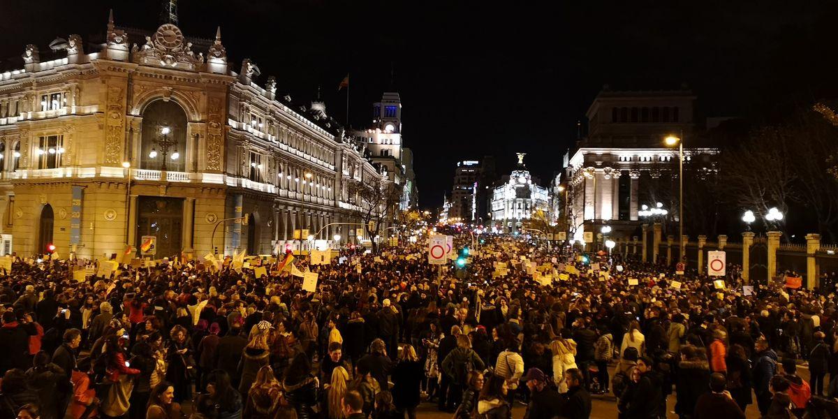 Manifestacion 8M, Día Internacional de la Mujer Trabajadora, Madrid 2019