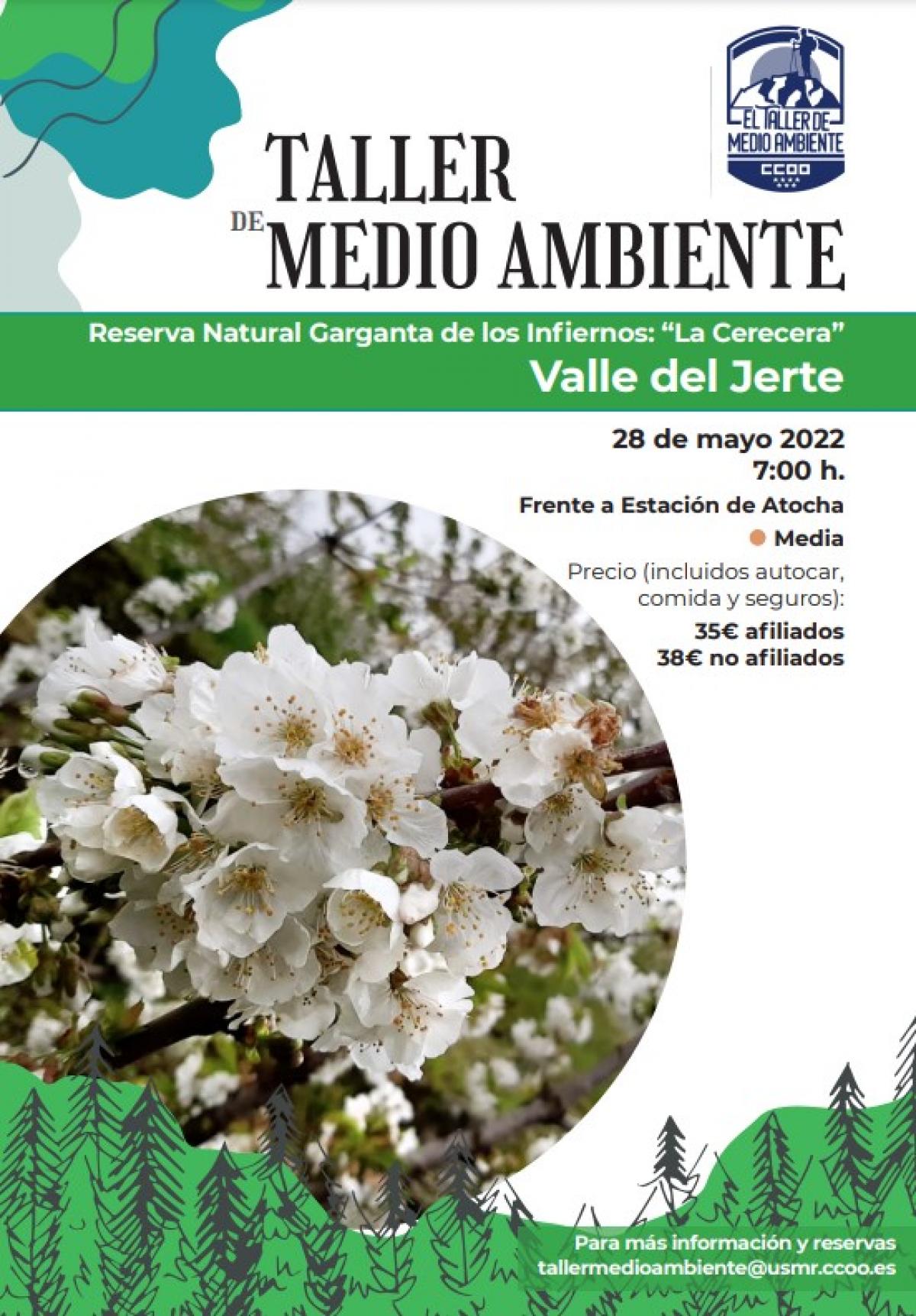 Taller de Medio Ambiente: La Cerecera, la cosecha y Parque Natural Garganta de los Infiernos