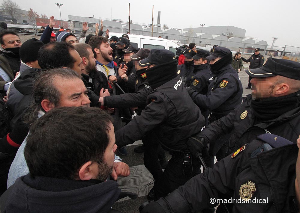 La plantilla de CocaCola en Fuenlabrada contra el desmantelamiento de la fábrica