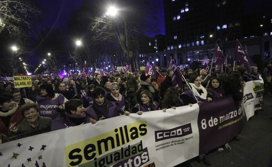 Manifestación Día Internacional de la Mujer Trabajadora, 8-3-2016