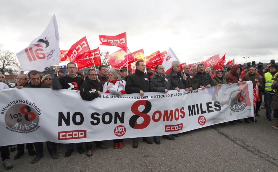 Juicio a los 8 de Airbús, primer día (9-2-2016)